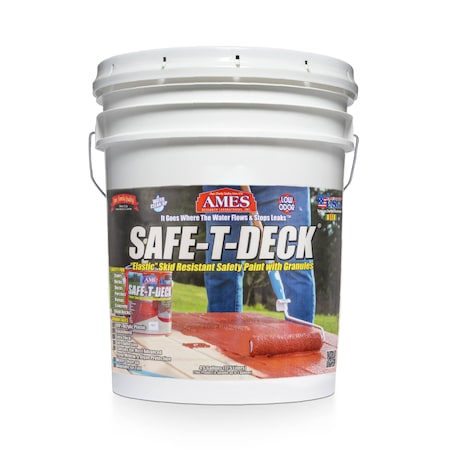 Ames Research Laboratories Ames Safe-T-Deck Granulated Deck Coating 5 Gallon - White SD5TW